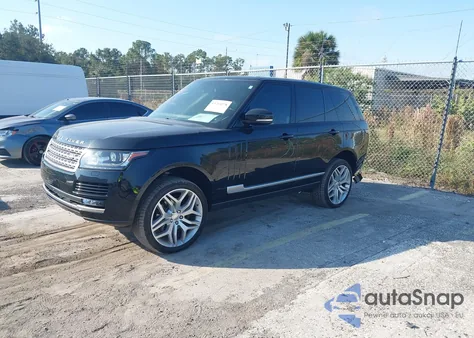 2016 Land Rover Range Rover 3.0L V6 Turbocharged Diesel Hse Td6 z USA, uszkodzony, nr VIN SALGS2KF0GA258764